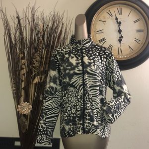 🖤Printed zip up jacket🖤